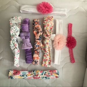 0-3 month headbands bundles (9 pieces)